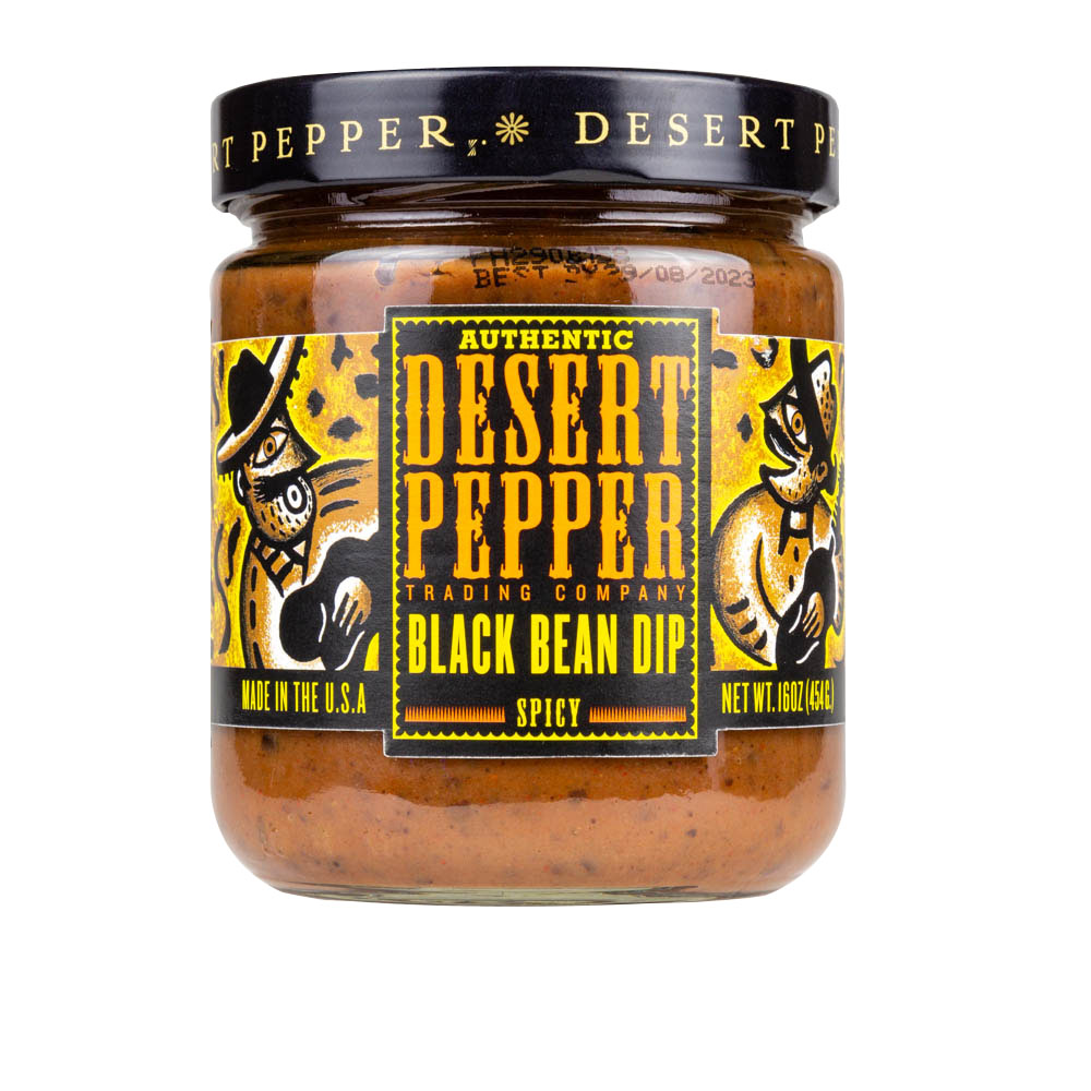Desert Pepper black Bean Spicy Dip 454g Latin deli