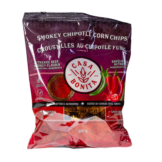 Casa Bonita Smokey Chipotle Corn Chips 300gr