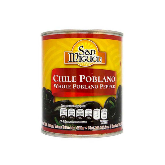 San Miguel Whole Chile Poblano Pepper 794gr