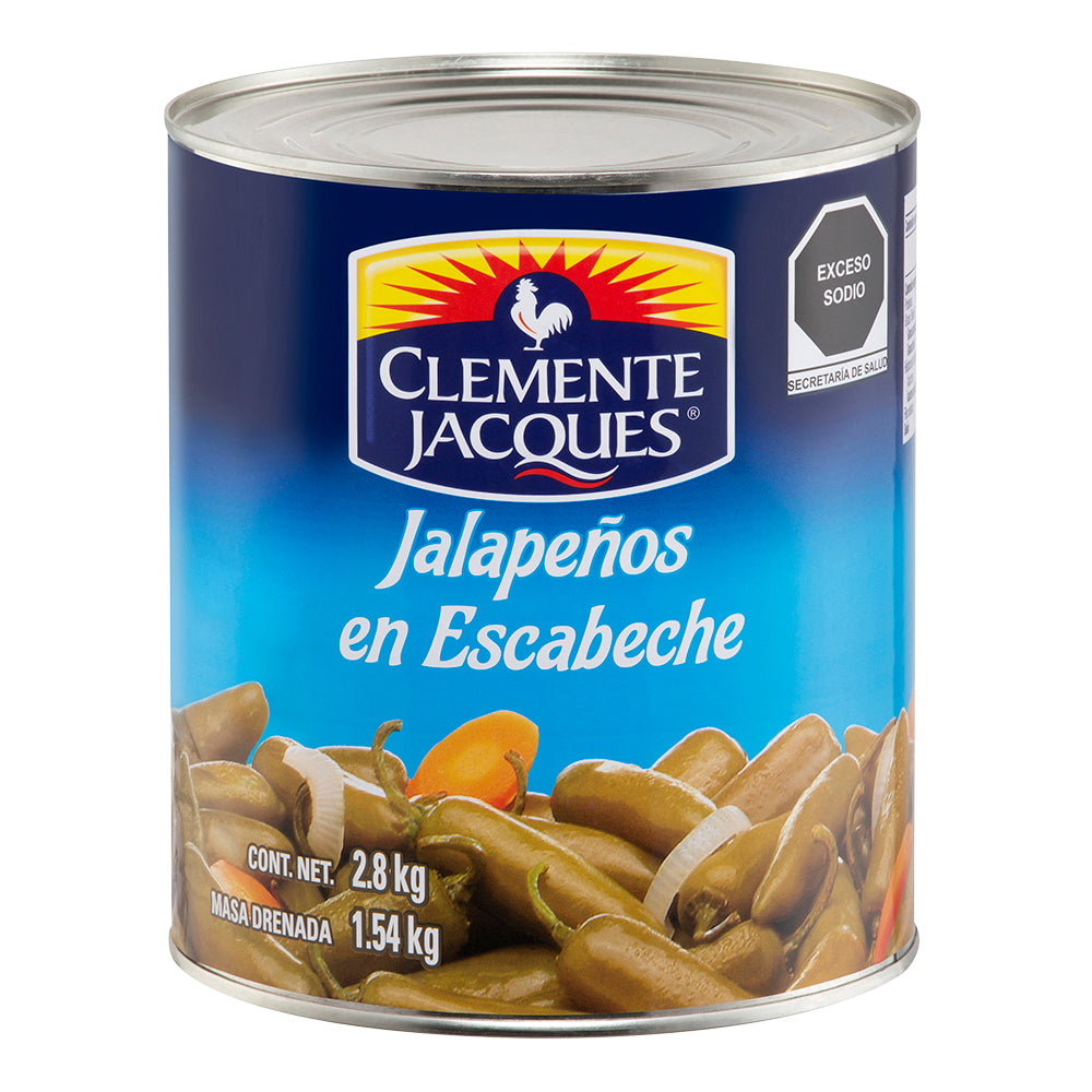 Clemente Jacques  Whole Jalapeños 2.8Kg