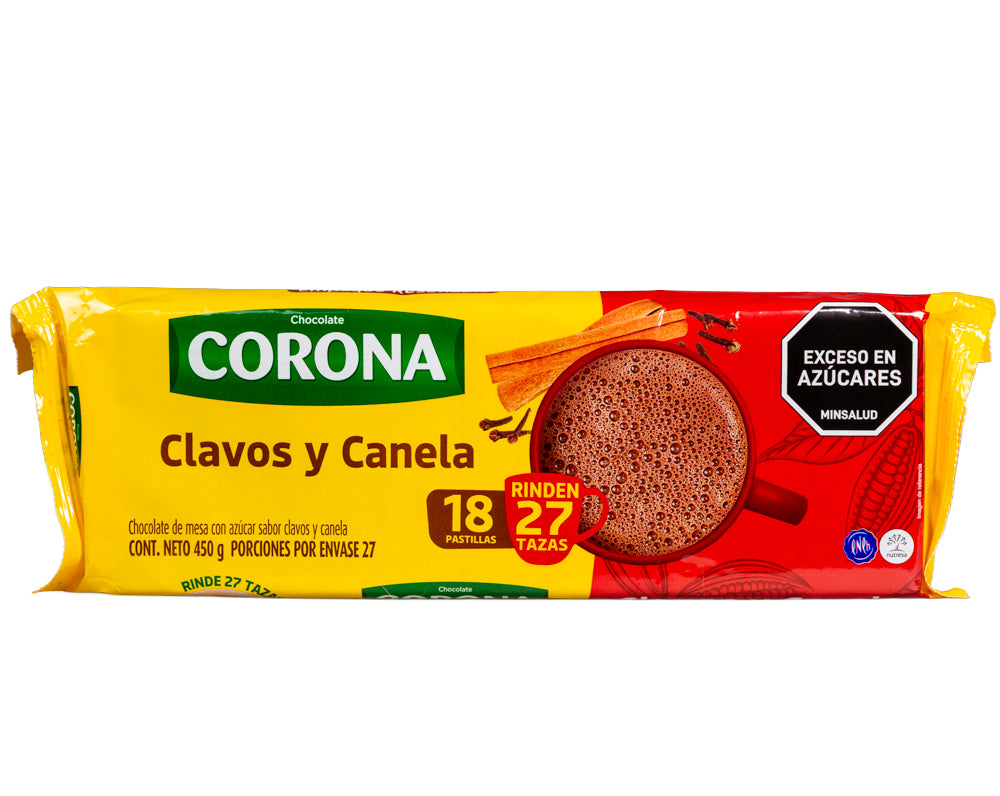 Corona Chocolate With Cinammon and Cloves 450gr
