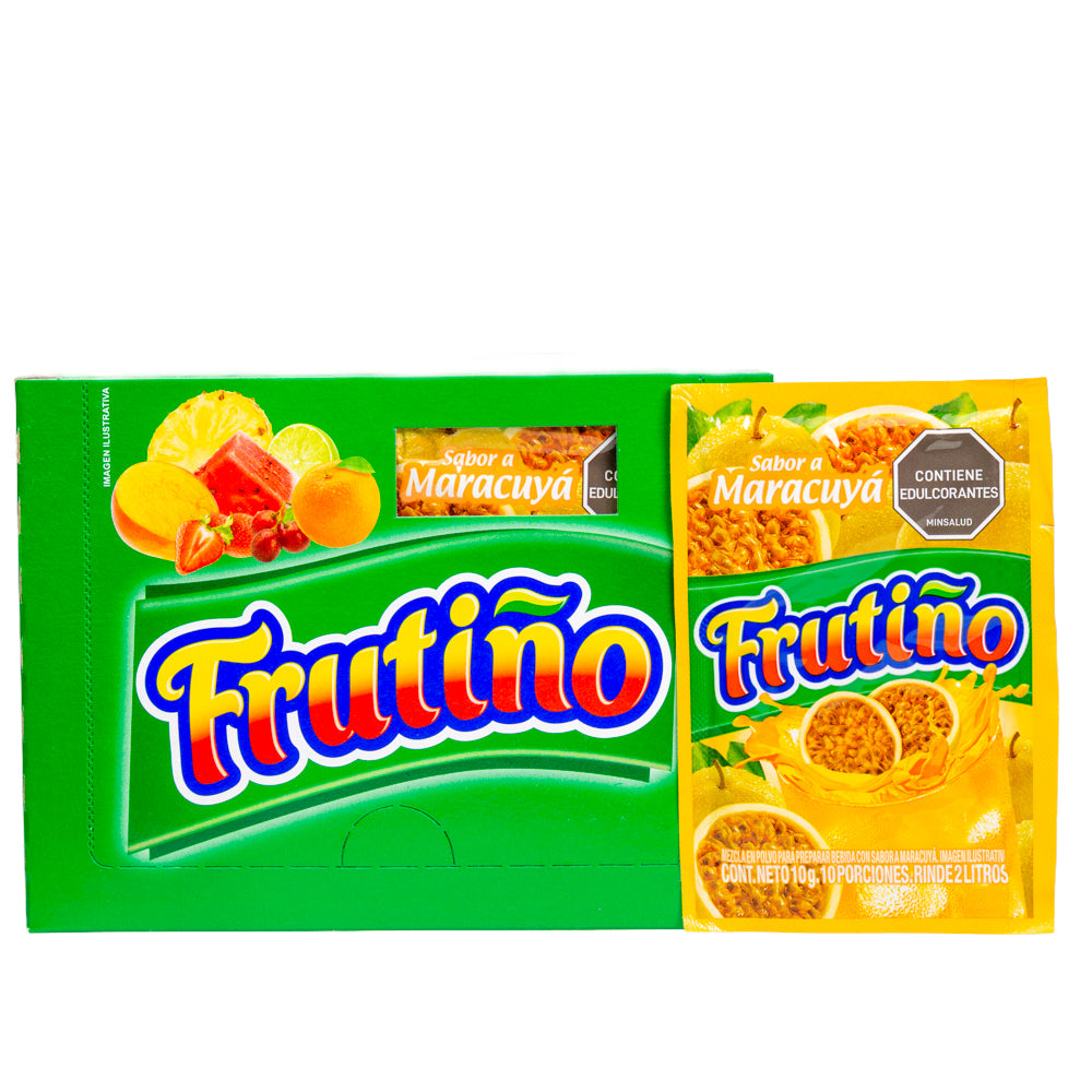 Frutiño Passion Fruit  Sachet -10gr unit- 20 Unit per box