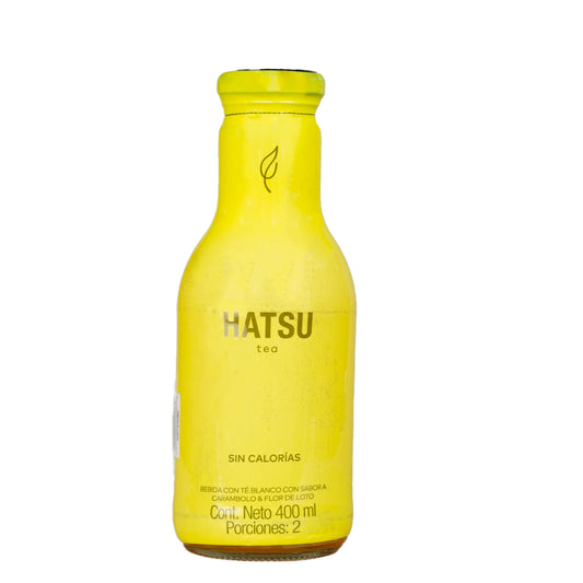 Postobon Hatsu (Yellow) White Tea with Star Fruit and Lotus Flower  400ml