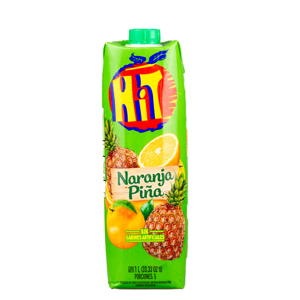 Postobon Hit Orange-Pineapple Fruit 1lt