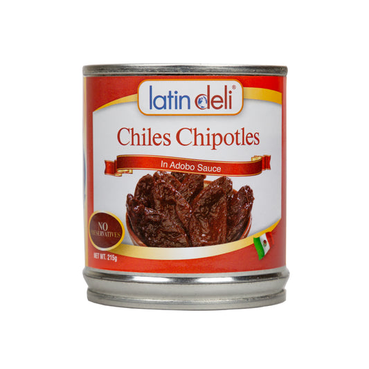 Latin Deli Chipotles Chilli  In Adobo Sauce 215gr