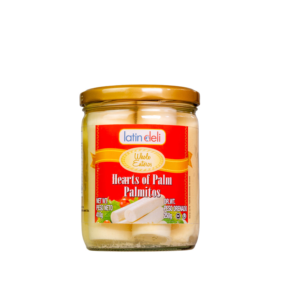 Latin Deli Whole Hearts of Palm In a Glass  410g