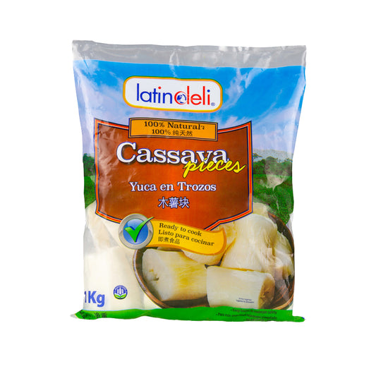 Frozen Latin Deli Cassava Pieces  1 Kg