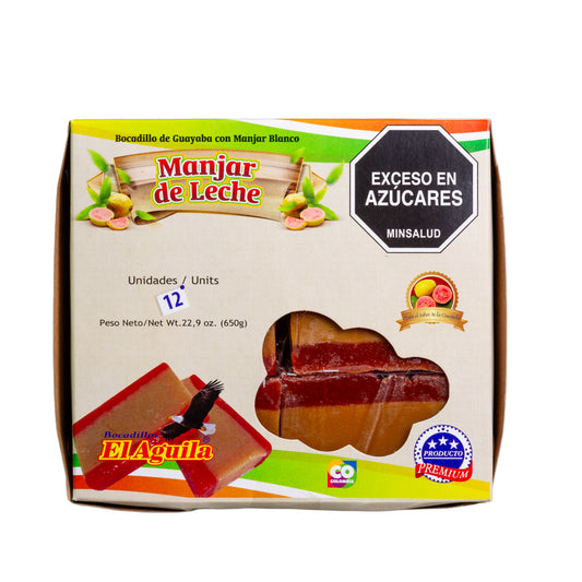 Bocadillo Aguila Combined (Guava paste and Caramel) 650gr