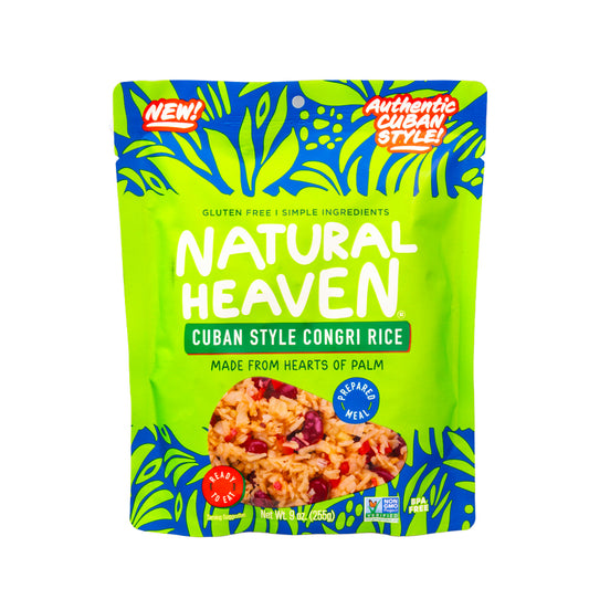 Natural Heaven Cuban Style Congri Rice Made From Hearts of Palm  255g