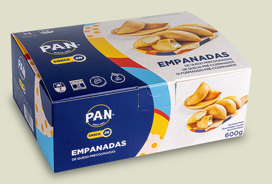 P.A.N Cheese Empanada- 12units per box- 600gr