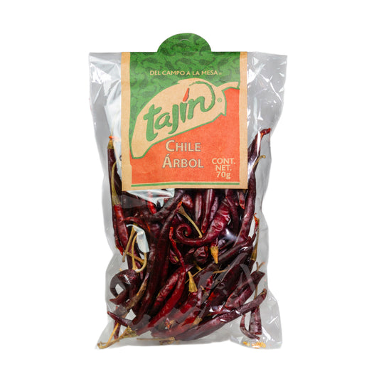 Tajin Whole Dry Chilli Arbol 70gr