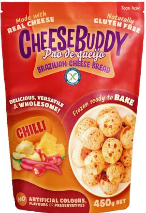 Cheesebuddy  Gluten free CHILLI Cheese Puffs 450gr