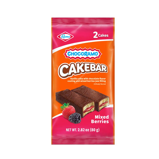 Chocoramo Cakebar Filled With Mixed Berries Jam -2 Units x 80g
