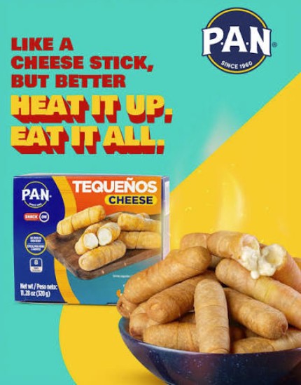 P.A.N Cheese Tequeños-60 units per box- 2.4kg