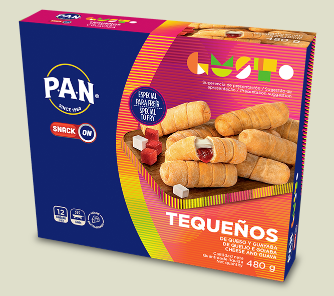 P.A.N Guava- Cheese Tequeños -12 units per box-20. 480gr