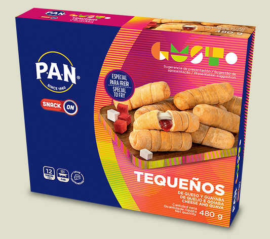 P.A.N Guava- Cheese Tequeños -12 units per box-20. 480gr