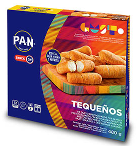 P.A.N Cheese Tequeños Pre-Cooked -12 units per box- 480gr