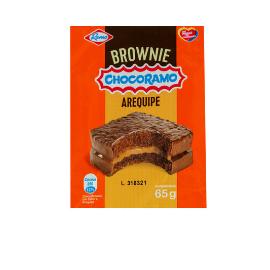 Choco Brownie Mini Arequipe  65gr