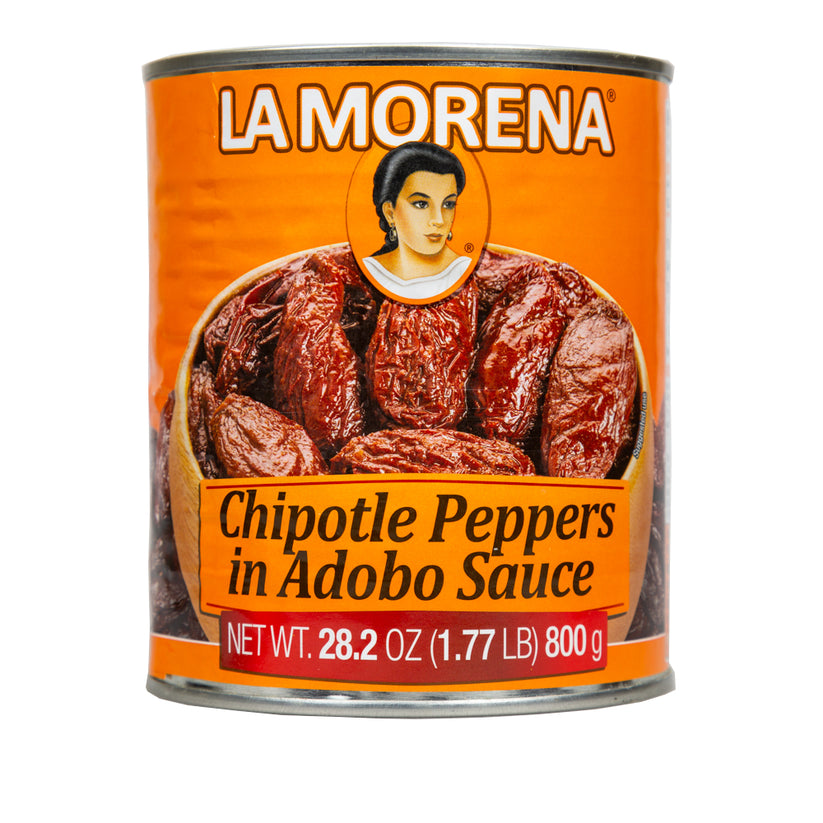 La Morena Chipotle Peppers in Adobo Sauce 800gr Latin deli