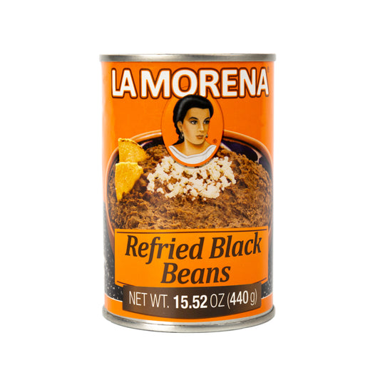 La Morena Refried Black Beans 440gr