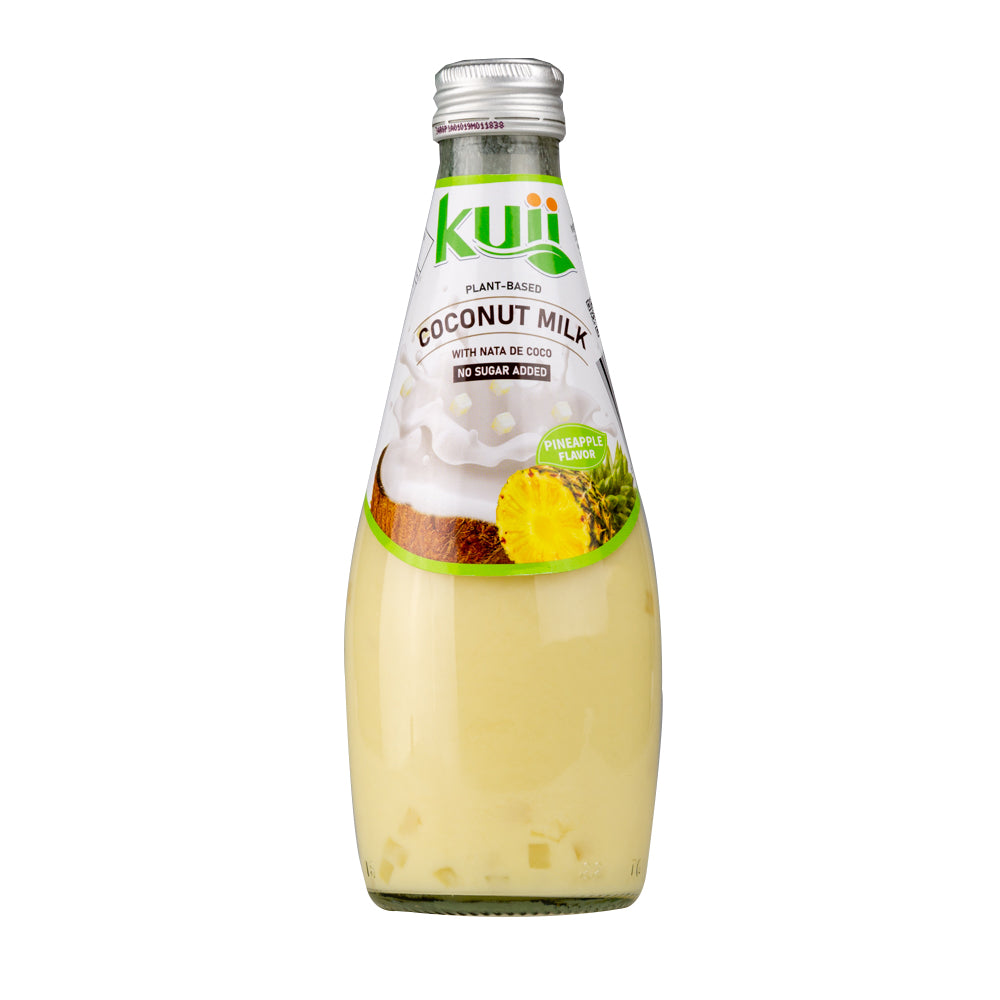 Kuii Coconut Milk With Nata De Coco PINEAPPLE 290ml NO ADDED SUGAR
