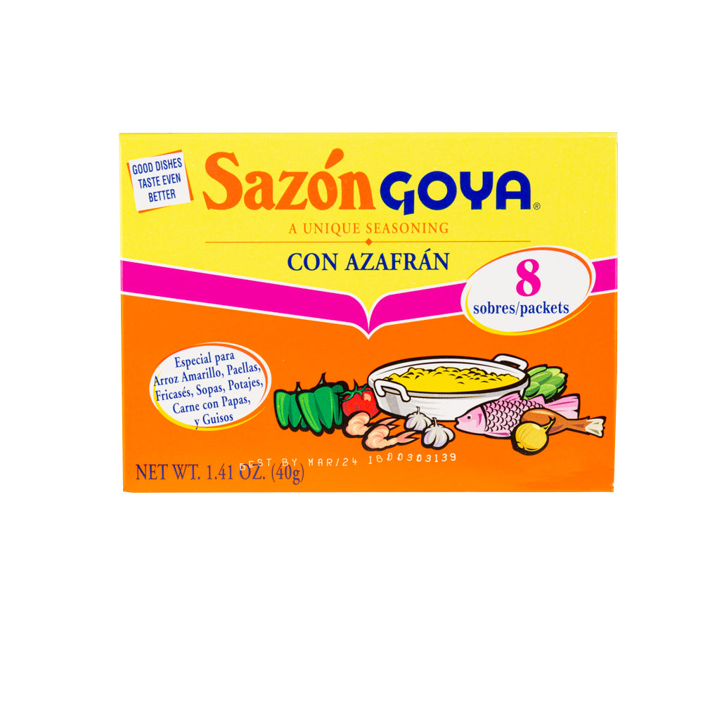 Goya Sazon Con Azafrán 40g