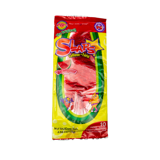 Pigui Slaps Watermelon Lollipops, Mexican Candy